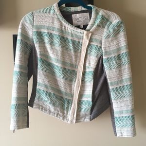 {Rachel Roy} Textured asymmetrical jacket